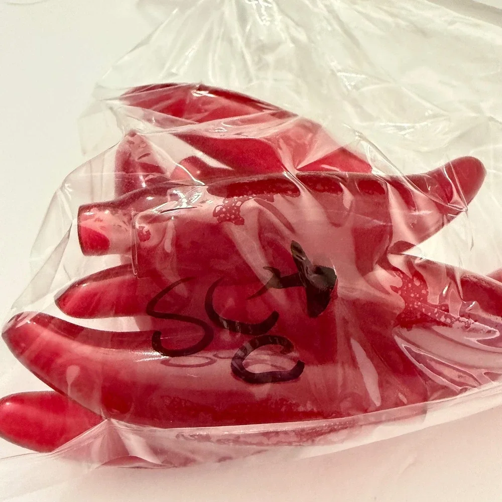 Red Chili Pepper Light Covers Replacement Set of 10 Translucent Plastic 3 Inch